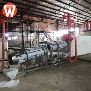 Simple operation fish feed processing line machine to make tilapia fish feed pellets