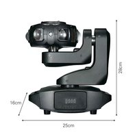 Projecteur LED professionnel 240W à tête mobile RGBW 4-en-1 pour scène, DJ, éclairage DMX512 pour discothèque, boîte de nuit, mariage, événement