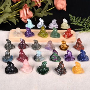 1 Inch Ma Hat Khắc Trong Thạch Anh Tinh Thể Đá Quý Khoáng Vật Mẫu Đá Cho Trang Trí Nội Thất Reiki Chữa Bệnh Khắc Loại - Product Image 4