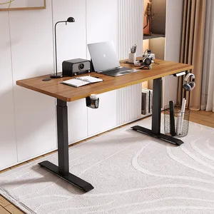 YZ moderne pratique taille personnalisée meubles bureau ergonomique électrique assis pour se lever hauteur réglable table de bureau