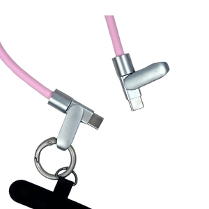 <span class=keywords><strong>2025</strong></span> Mới Nhất 240W <span class=keywords><strong>USB</strong></span> C Để C Sạc Cáp Nhanh Sạc Dữ Liệu Loại Dây C Dây Buộc Điện Thoại Trường Hợp Dây Đeo Cổ Tay Chống Mất Màu Xanh Màu - Product Image 3