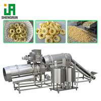 Ligne de production de snacks de riz remplis par extrudeuse bivis, avec expansion réglable, adaptée au remplissage liquide-solide, pour snacks multigrains