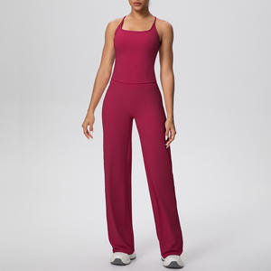 Conjunto Deportivo de Yoga de 2 Piezas para Mujer, Tallas Grandes, Alta Elasticidad, para Correr, Gimnasio, Fitness, Entrenamiento Atlético - Product Image 5