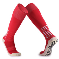 Logo personnalisé hommes genou haut long sport antidérapant antidérapant football athlétique élites baseball football chaussettes à prise épaisse
