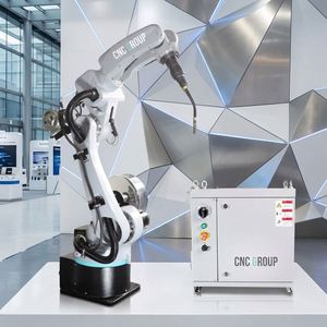 Manipulateur robotisé de soudage industriel avec source d'alimentation de soudage correspondante, robot de soudage MIG pour le soudage de pièces de quincaillerie - Product Image 5