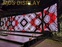 Écran LED de location NovaStar hd Smd, écran LED d'intérieur P3.91 P3, panneaux muraux LED, cadre en aluminium moulé sous pression, cabine DJ LED