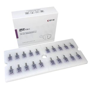 Bloque de Cerámica de Vidrio UP-<span class=keywords><strong>CAD</strong></span> LiSi2 de Upcera, C14 18x15x13mm HT/LT, 5 Piezas/Caja, para Fresado Dental <span class=keywords><strong>CAD</strong></span>/CAM - Product Image 2
