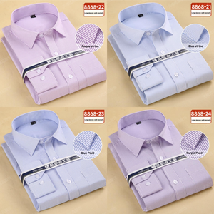 Áo <span class=keywords><strong>s</strong></span>ơ mi nam dài tay chất liệu cotton twill nhuộm <span class=keywords><strong>s</strong></span>ợi, nhanh khô, chống nhăn, chống xù, bền vững - Product Image 4