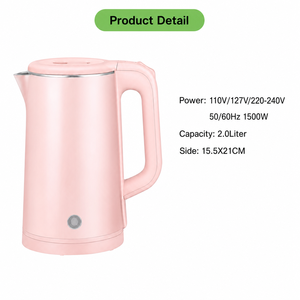 <span class=keywords><strong>Bouilloire</strong></span> électrique de 1500 W avec contrôle de la température, corps en plastique Cool-Touch, capacité de 2 litres - Product Image 4