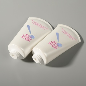 Tubo Cosmetico Personalizzabile Riciclabile PCR per Detergente Viso MOQ 5000 Tubo Squeeze Rotondo Ovale in ABL PBL PE per Crema Solare - Product Image 5