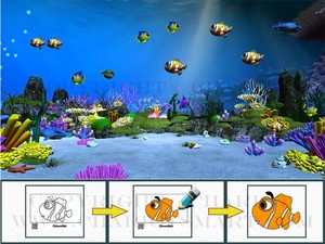 8Games Interactieve Schilderij Muur Interactieve Spellen Voor Kinderen Magie Ar Tekening Projector Bos Ruimte <span class=keywords><strong>Aquarium</strong></span> Muur Projectie - Product Image 3