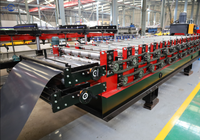 Máquina Formadora de Rollos de Paneles de Lámina Metálica IBR Tr4 Tr5, Teja Glaseada para Techo Trapezoidal Corrugado de Doble Capa Hener