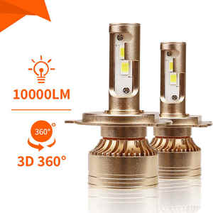 S13 H4 H11 H7ชิป3570 9005 9006ไฟหน้ารถ LED 80W 10000LM ไฟหน้ารถ LED ไฟหน้ารถ H1 H4 H7 H11ไฟ LED - Product Image 3