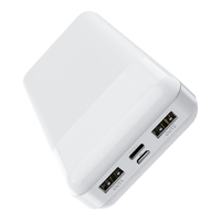 Échantillon Gratuit Nouvelle Mini Batterie Externe LED à Charge Rapide 20000mAh 10000mAh Chargeur de Téléphone Portable Batteries Externes Portables