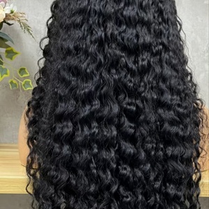 Peluca de Cabello Humano 100% Natural, con Frente de Encaje 13*4, Ondas de Agua, Cabello Virgen - Product Image 5