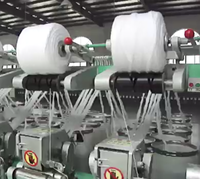 Máquina de Hilado por Fricción con Estructura DREF para la Producción de Hilos de Algodón para Mopa