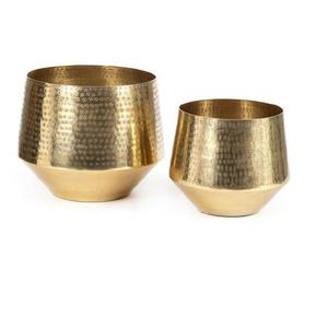 Unique Shape Classic Design <b>Gold</b> Finished Metal Floor <b>Planter</b> Factory Customized Handmade Floor <b>Planter</b> - Product Image 2