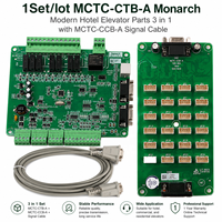 Ensemble de cartes PCB d'ascenseur Monarch MCTC-CTB-A 3 en 1 avec câble de signal MCTC-CCB-A, pièces détachées pour ascenseur