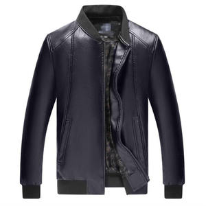 Vente en gros de vestes décontractées classiques en cuir artificiel pour hommes, manteau en cuir durable - Product Image 5