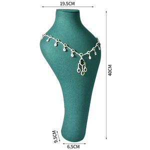 Jinsky Custom Window <b>Display</b> Rack <b>Model</b> Head Ornaments Jewelry Necklace Rack Manufacturers Green Neck Booth Jewelry Rack - Product Image 4