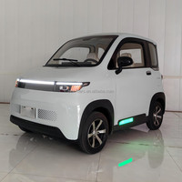EEC L6e Petite voiture électrique chinoise Cyclomoteur électrique basse vitesse 45 km/h véhicules avec deux sièges avant fabriqués en Chine pour adultes