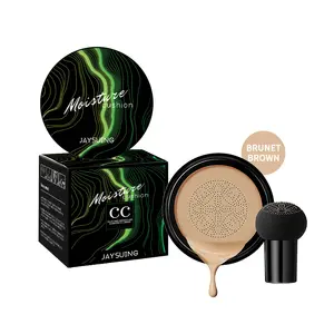 Oem Paddestoel Hoofd Cc Luchtkussen Crème Basis Concealer Make-Up Vocht Fleuren Huid Langdurige Beauty Foundation Natuurlijke Doos