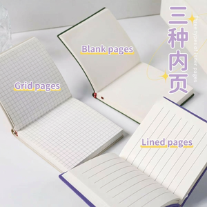 Mini taccuino quadrato con copertura impermeabile in morbida pelle 100 fogli di linea/griglia/vuoto diario portatile <span class=keywords><strong>per</strong></span> i viaggi - Product Image 5