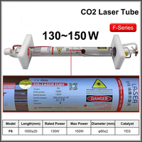 Tubes laser Reci 80W, 100W, 130W, 150W ; accessoires pour machines de découpe et de gravure au CO2