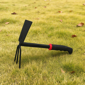 Pala de jardinería, pala pequeña de hierro, juego de herramientas para plantar verduras y flores (4 piezas), rastrillo pequeño, azada pequeña, pala. - Product Image 4