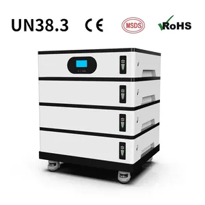 HTE 15KW-20KW 30KW 40KW 50KW 60KW 70KW -All In 1 Stack With Batteries And Energy Storage System Hybrid Solar Inverter 80KW