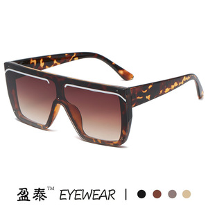 Lunettes de soleil carrées à grande monture UV400 pour femmes, tendance - Product Image 4
