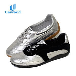 Fournisseur direct du Vietnam sur Alibaba | Baskets Allemandes Femme - Chaussures plates rétro minimalistes Y2K à <span class=keywords><strong>semelle</strong></span> <span class=keywords><strong>fine</strong></span> pour femme, idéales pour le bureau et la marche - Product Image 6