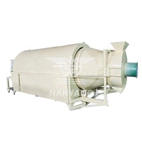 Portable biomasse granulés chauffage pâturage séchage séchoir rotatif Animal volaille alimentation engrais tambour séchoir