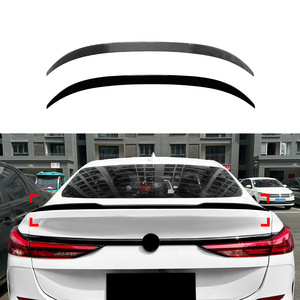 Bmw Rear Trunk Spoiler Ducktail Piano Black Carbon Fiber Texture Abs For 2020 Bmw 2 Series F44 Gran Coupe - Product Image 5