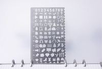 Pochoir en acier inoxydable, modèle de dessin à faire soi-même, métal à usages multiples, pour dessin