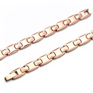 Bracelets en tungstène or rose, bracelet magnétique en tungstène pour hommes et femmes, bijoux <span class=keywords><strong>de</strong></span> guérison - Product Image 3
