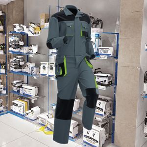 High Quality Custom Work <strong>Coverall</strong> Breathable 3D Pockets Uniform Construction Workshop Overalls Work Clothes - Product Image 3