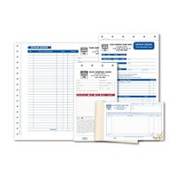 Formulaire de commande de reçu autocopiant en deux parties personnalisé populaire multi-usages pour les petites entreprises en papier carton durable