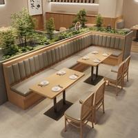 Banc moderne de loisirs, combinaison table/chaise pour salon de thé, café, restaurant - Tables et chaises en bois massif