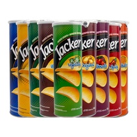 Vente en gros chips de pommes de terre Jack de Malaisie de haute qualité 160g de collations exotiques chips croustillantes