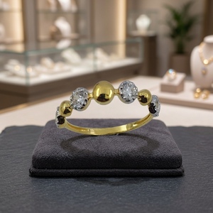 Anillo de Oro Puro de 22 Quilates para Mujer, Hermoso Anillo de Dedo de Oro Ligero, Diseñado para una Comodidad Duradera, Ideal para Uso Diario - Product Image 2