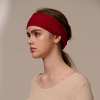 Femme Bébé Un Set Accessoires de Cheveux Nœuds 100% Bandeau en Cachemire Mode de Luxe Chouchous en Cachemire Bandeau pour Cheveux