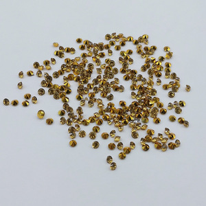 Diamants pointus en acrylique 2,5 mm or et argent pour la peinture sur porcelaine, décoration DIY, paquet de 1 lb - Product Image 2