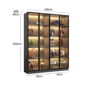 خزانة عرض فاخرة خفيفة لكابينة التمثال مصممة خصيصًا للاستخدام المنزلي - Product Image 5