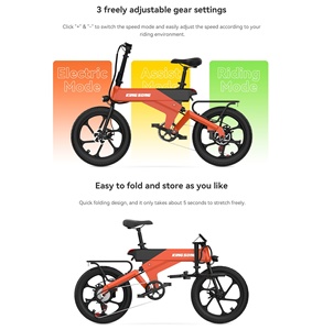 Bicicleta Eléctrica M3 de 350W, 48V, 7.8Ah, Batería Extraíble, 21.7 MPH, Neumático de 20'' *2.215, 7 Velocidades, con Doble Freno de Disco KS-M3, Venta al Por Mayor de Fábrica - Product Image 2