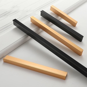 Furniture Handles &amp; <strong>Knobs</strong> <strong>Gold</strong> and Black Kitchen Cabinet Pulls Wardrobe Handle Drawer <strong>Knobs</strong> - Product Image 5