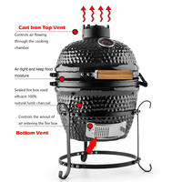 SEB Kamado Keramik-Holzkohlegrill 16 Zoll Camado Parrilla De für Outdoor-Küche Hochzeit