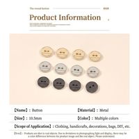 Boutons-pression rétro en alliage de zinc à deux œillets, placage anti-décoloration, motifs étoile et cœur diamant, lavables, vente en gros, mode
