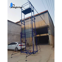 Plateforme élévatrice électrique pour échafaudage de construction en aluminium