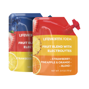 LIFEWORTH 과일 블렌드 전해질 저탄수화물 무설탕 에너지 음료 팩 비타민 110g 미네랄 보충 도움 잃어버린 활동 - Product Image 3